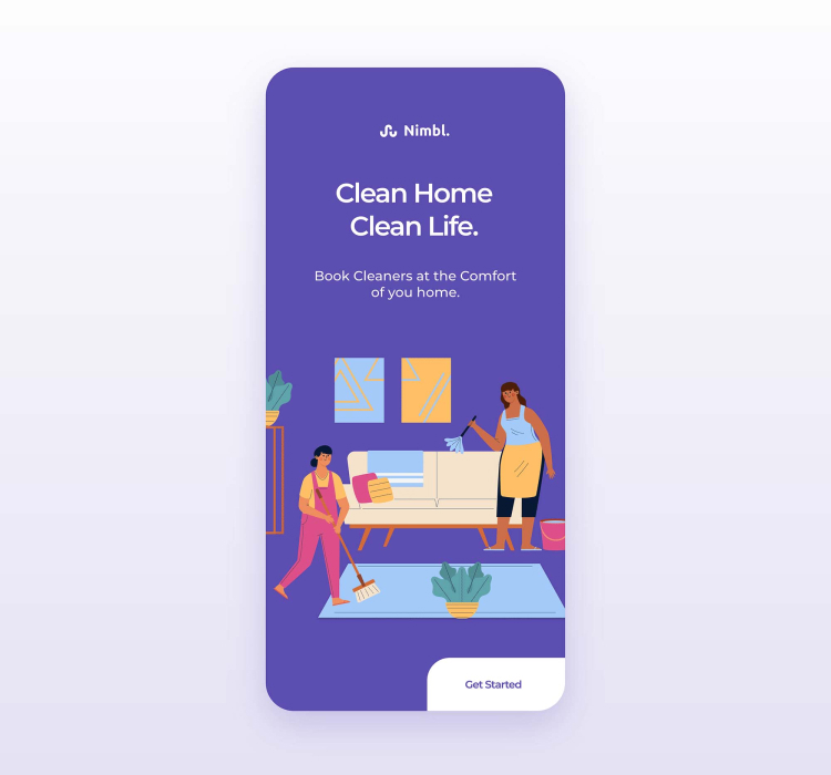 Clean App Design - UI Freebies