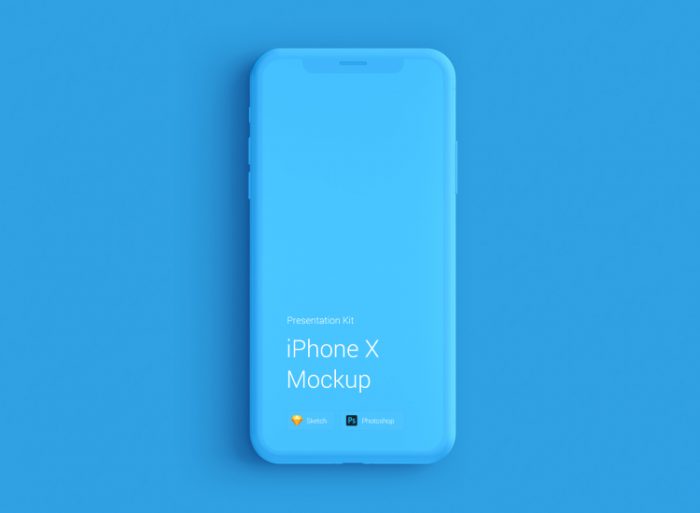 iPhone X Mockup Photoshop Free - UI Freebies