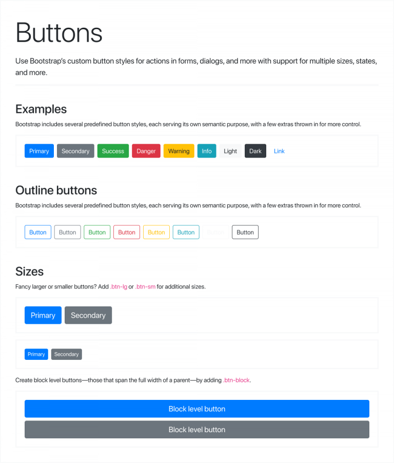 Bootstrap 4 UI Kit ~ Free Fonts Download