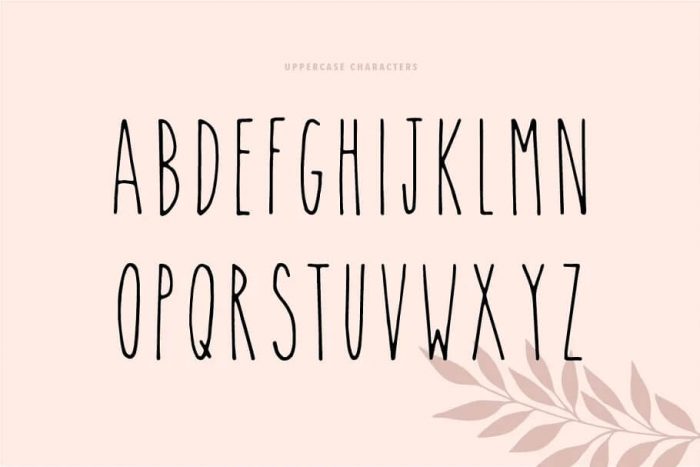 The Skinny Font ~ Free Fonts Download