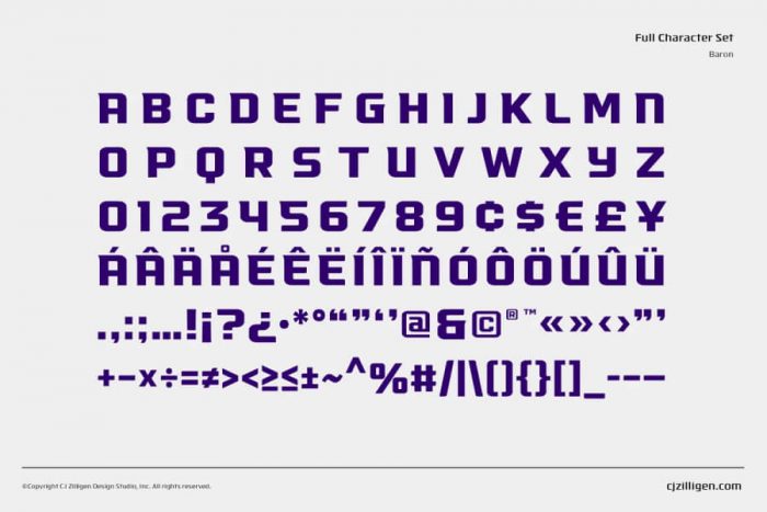 Baron Font Download | Baron Display Typeface - UI Freebies