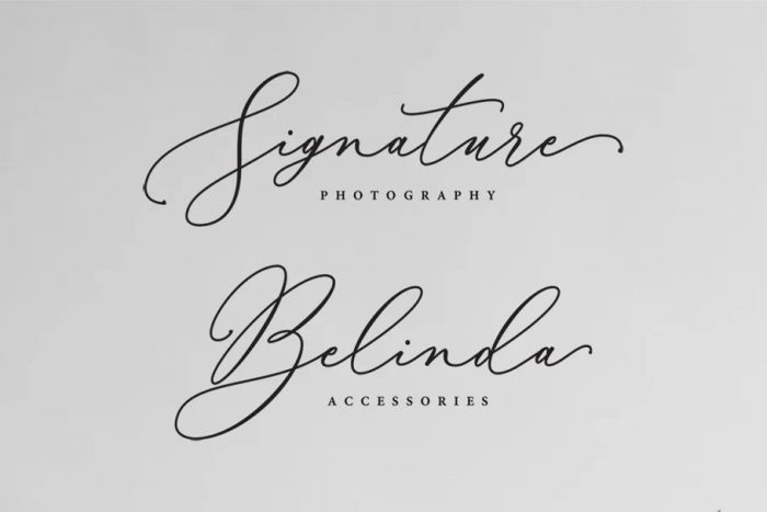 Bellisia Font: Modern Calligraphy ~ Free Fonts Download