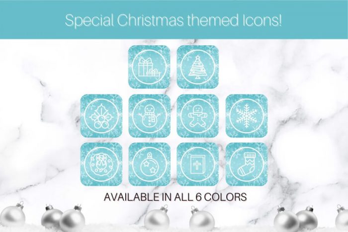 Christmas iOS 14 App Icons | Christmas iOS 14 Icons - UI Freebies