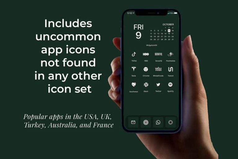 Dark Green App Icon Download Free Fonts