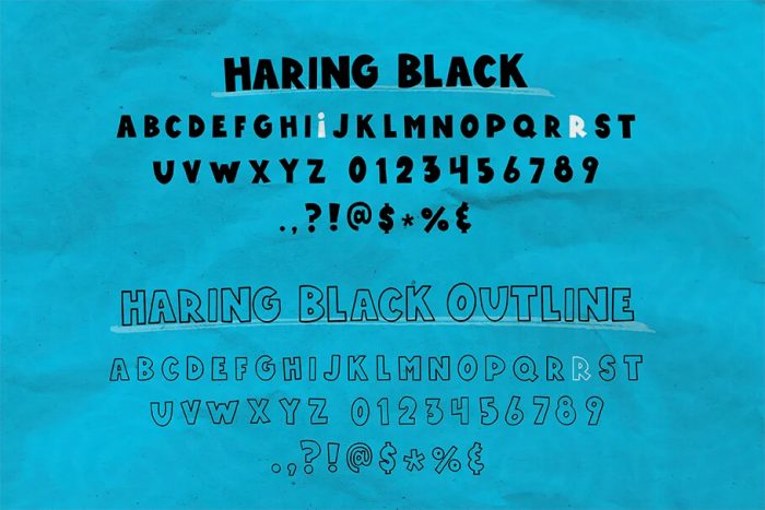 Haring Font Download | Haring Handwritting Font - UI Freebies