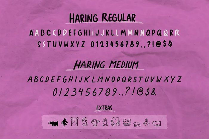 Haring Font Download | Haring Handwritting Font - UI Freebies