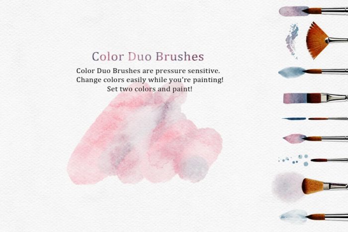 Procreate Watercolor Brushes Kit - UI Freebies