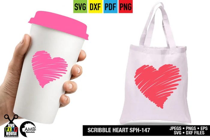 Scribble Heart SVG - UI Freebies