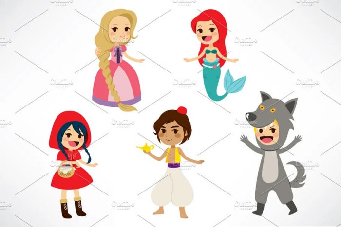 Fairy Tale Characters - UI Freebies