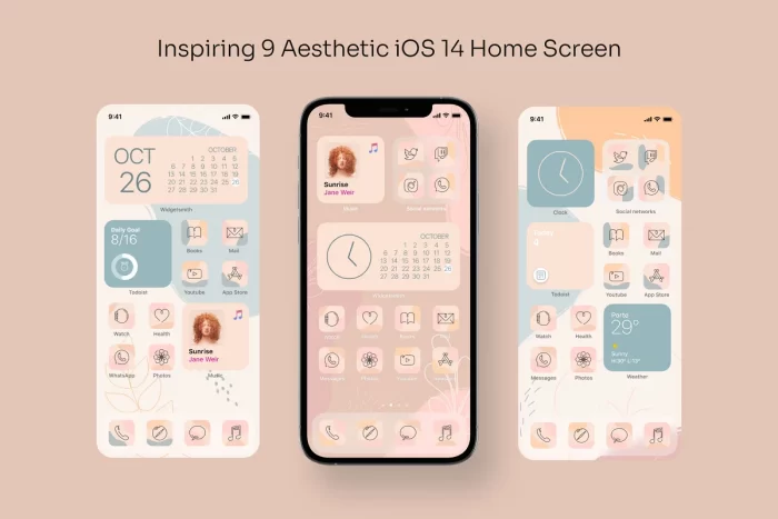IOS 14 App Icons Aesthetic Free Download - Icons For Free - UI Freebies