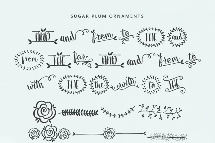 Sugar Plums Font ~ Free Fonts Download