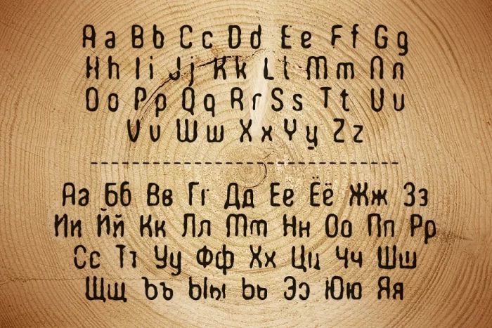 WoodBurn Font Download | WoodBurn Handcrafted Font - UI Freebies