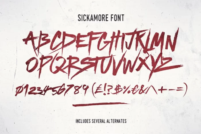 Sickamore Font | Sickamore Display Font ~ Free Fonts Download