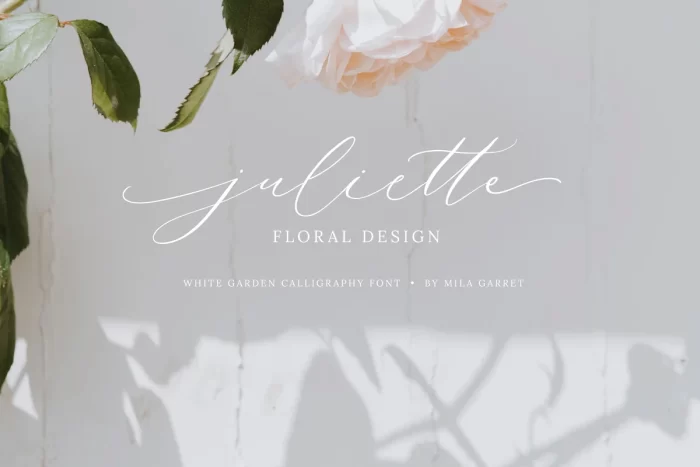 White Garden Font ~ Free Fonts Download