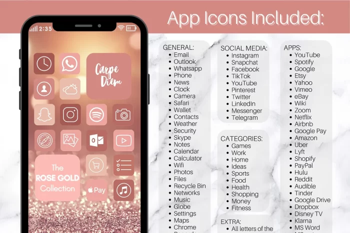 Pink iOS App Icon ~ Free Fonts Download