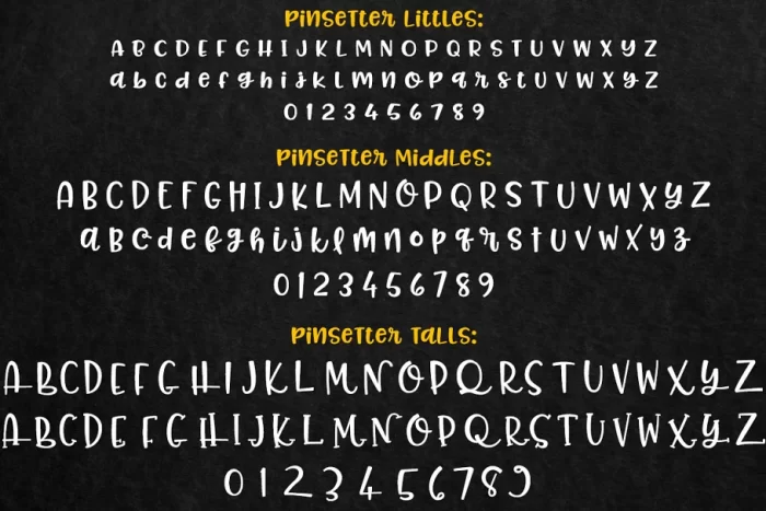 Pinsetter Font ~ Free Fonts Download