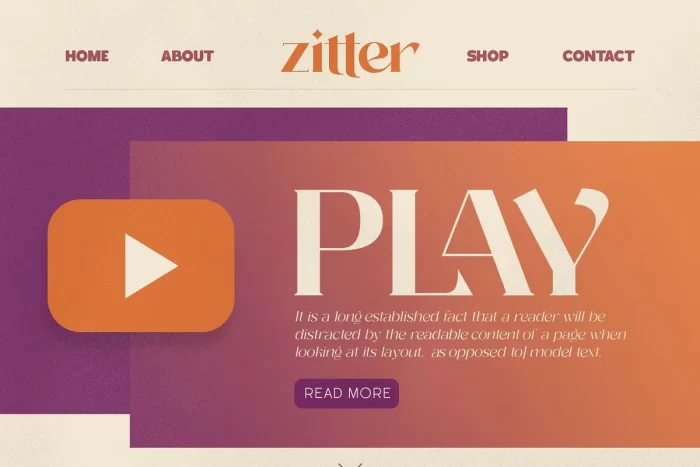 Zitter Font: Decorative Serif ~ Free Fonts Download