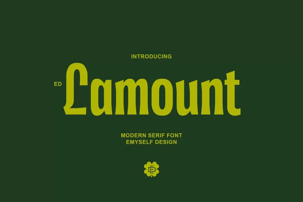 ED Lamount Font Free Download