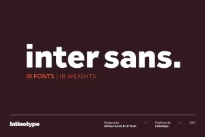 Inter Sans Font
