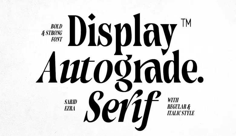 Autograde Font