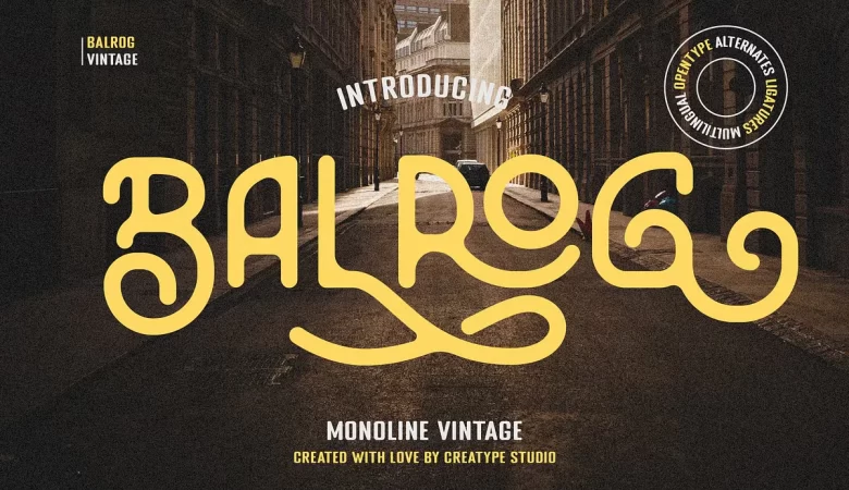 Balrog Font
