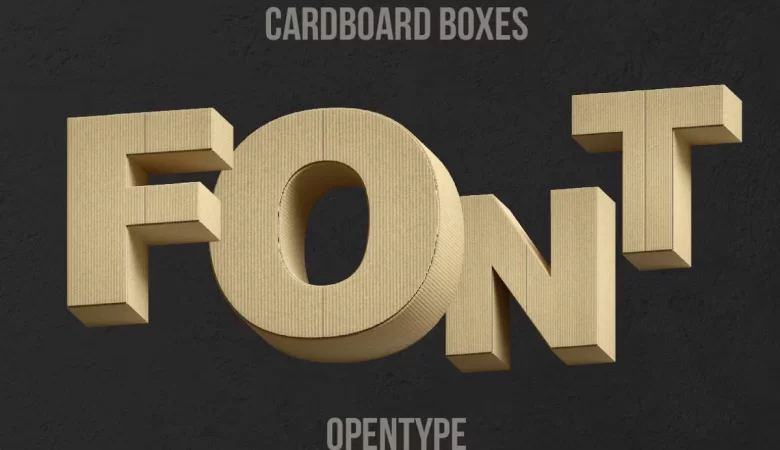 Cardboard Boxes Font