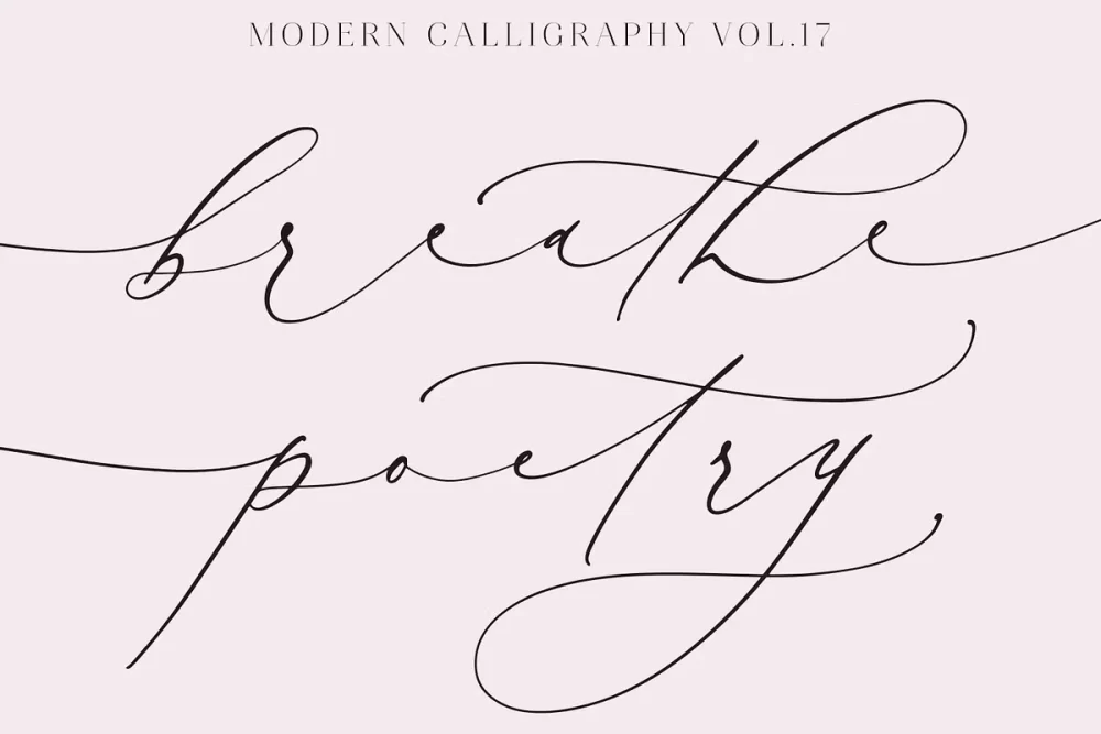 Breathe Poetry Font Free Download - UIFreebies Breathe Poetry Font