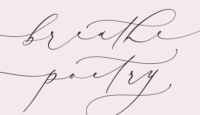 Breathe Poetry Font Free Download - UIFreebies Breathe Poetry Font