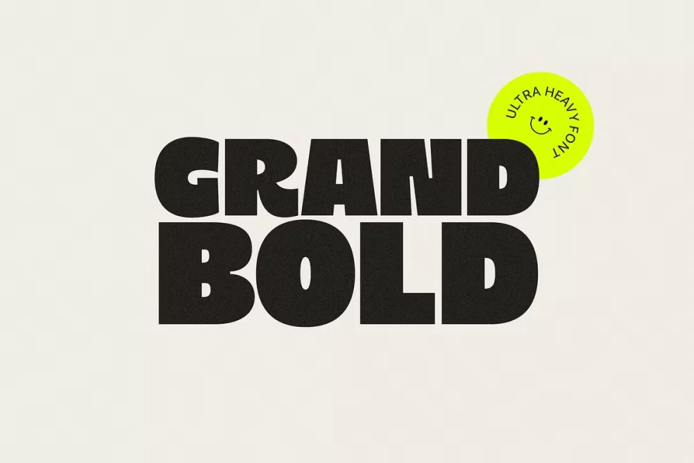 GRAND BOLD Font