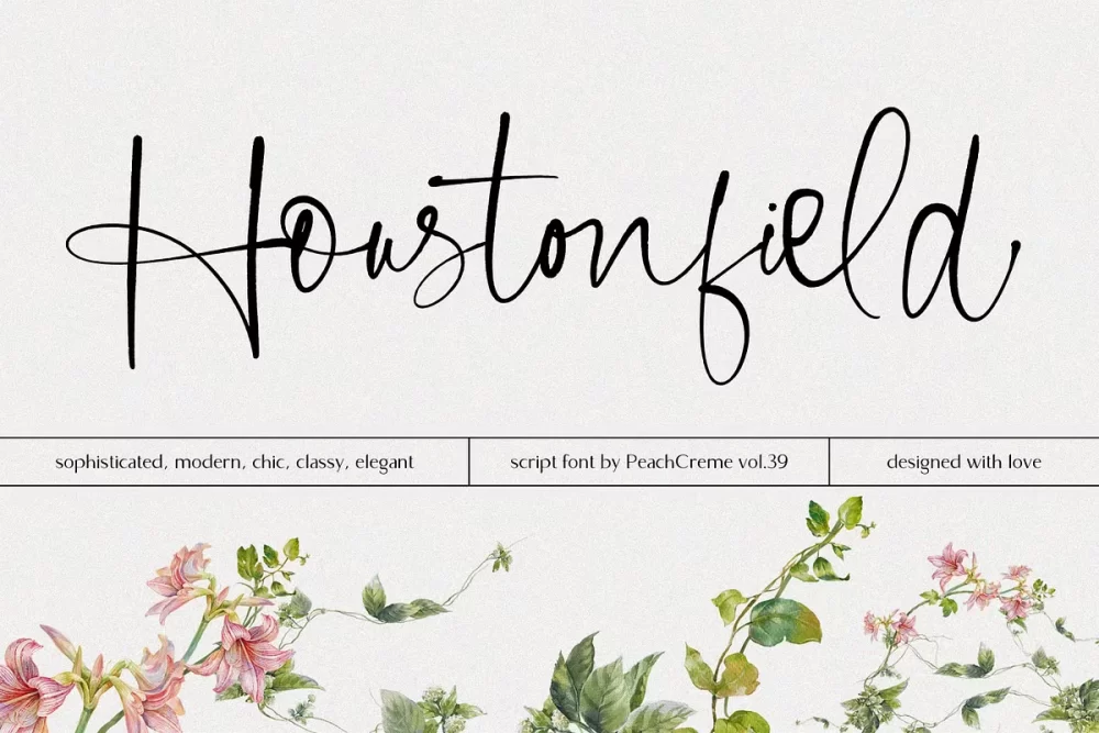 Houstonfield Font Free Download - UIFreebies Houstonfield Font