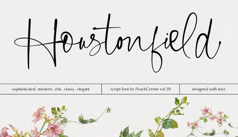 Houstonfield Font Free Download - UIFreebies Houstonfield Font