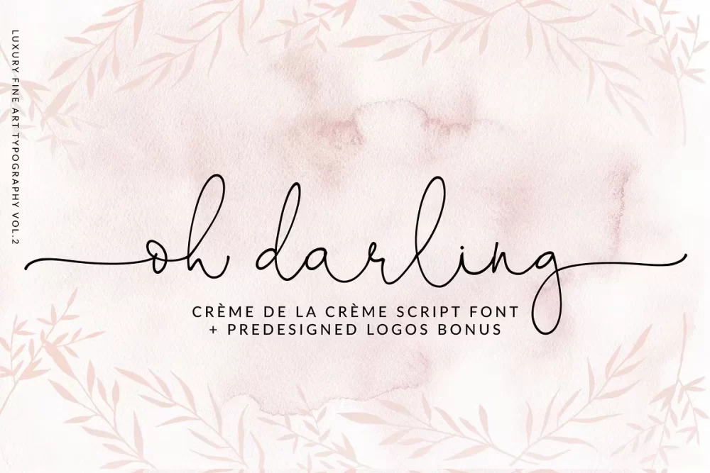 Oh Darling Font Free Download - UIFreebies Oh Darling Font