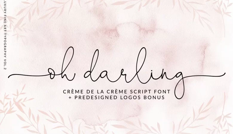 Oh Darling Font Free Download - UIFreebies Oh Darling Font