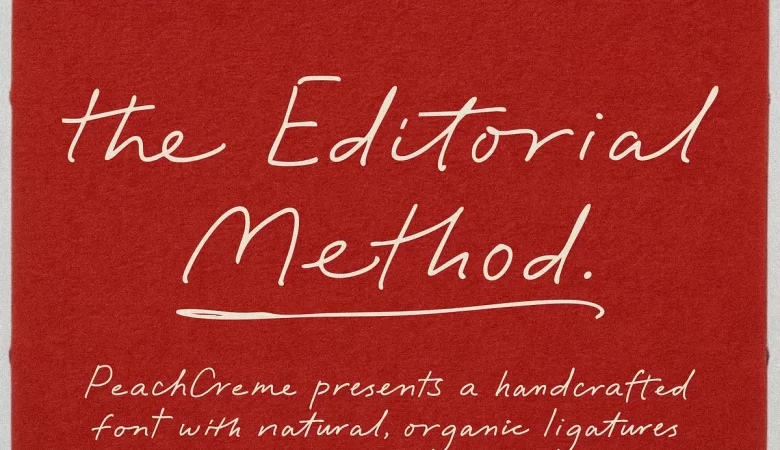 The Editorial Method Font Free Download - UIFreebies The Editorial Method Font