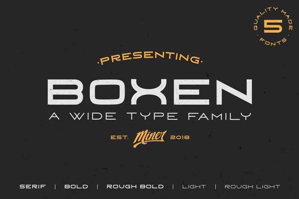Boxen Font