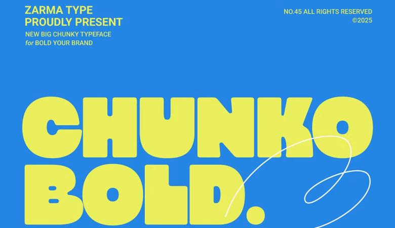 Chunko Bold Font Free Download - Sans Serif Fonts Preview 2026