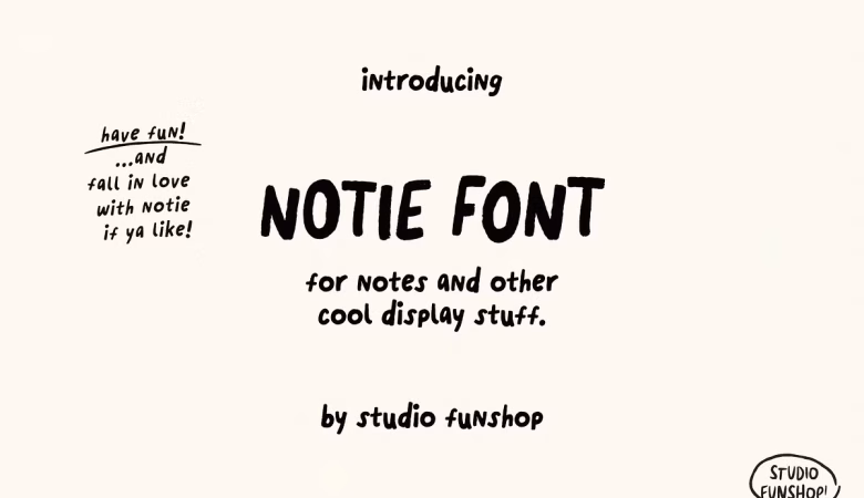 Notie Font