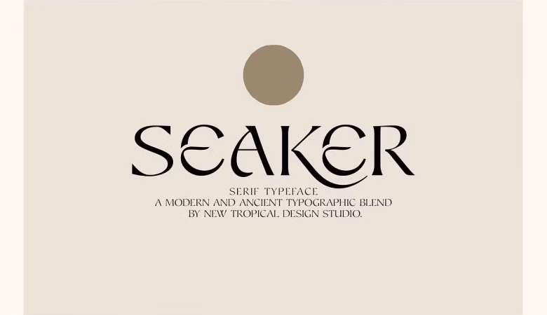 Seaker Font