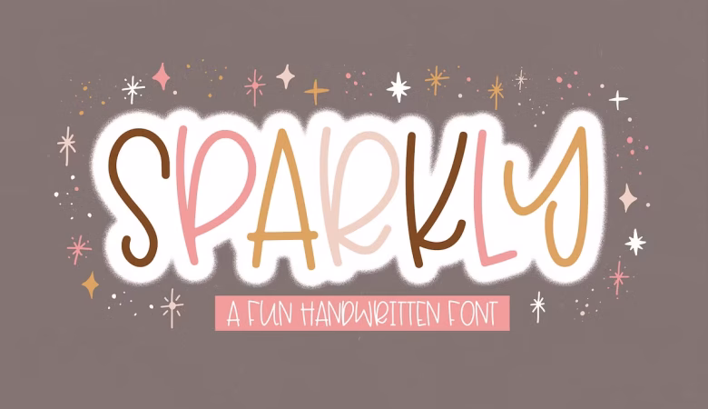 Sparkly Font