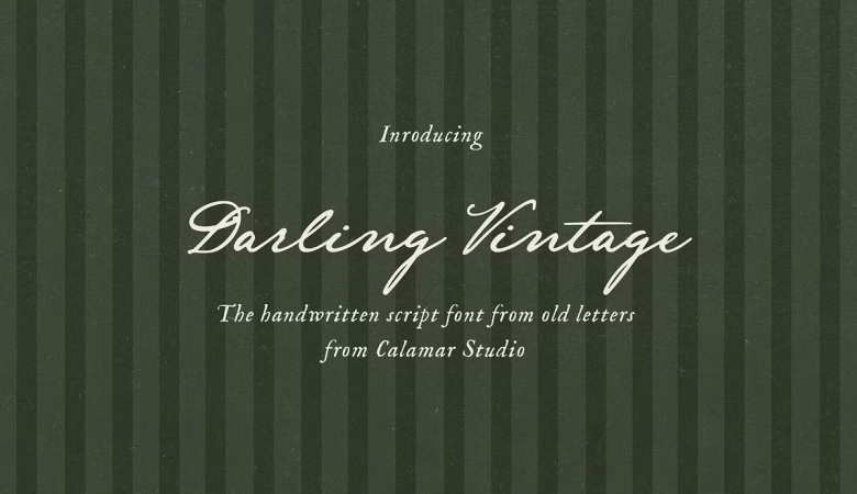 Darling Vintage Font