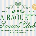 La Raquette Club Font