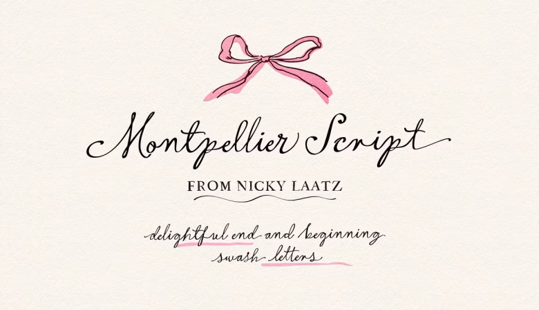 Montpellier Script Font