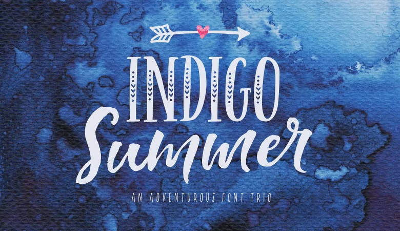 Indigo Summer Font