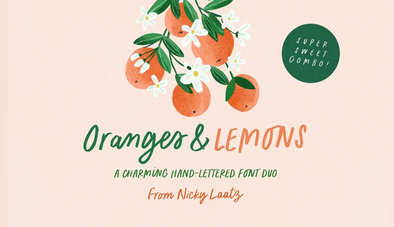 Oranges and Lemons Font