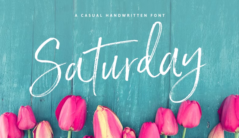 Saturday Script Font