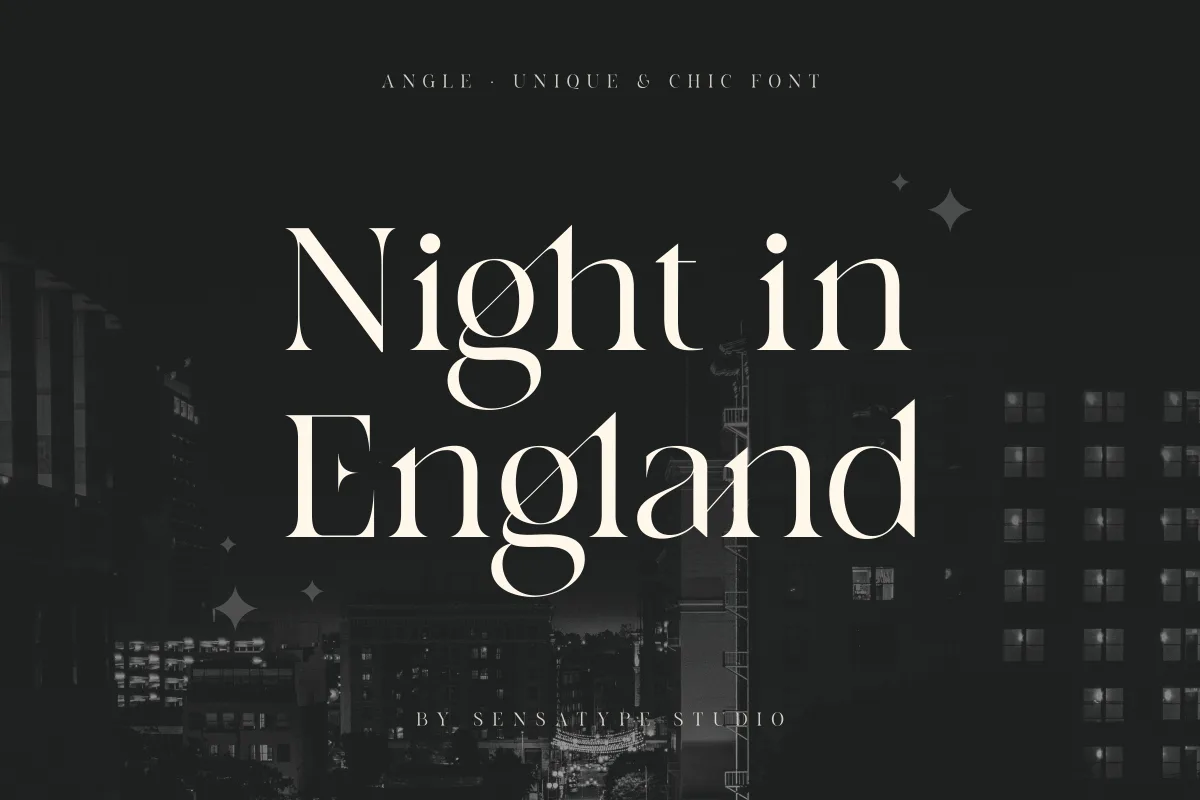 Angle Font Angle font preview — sample text