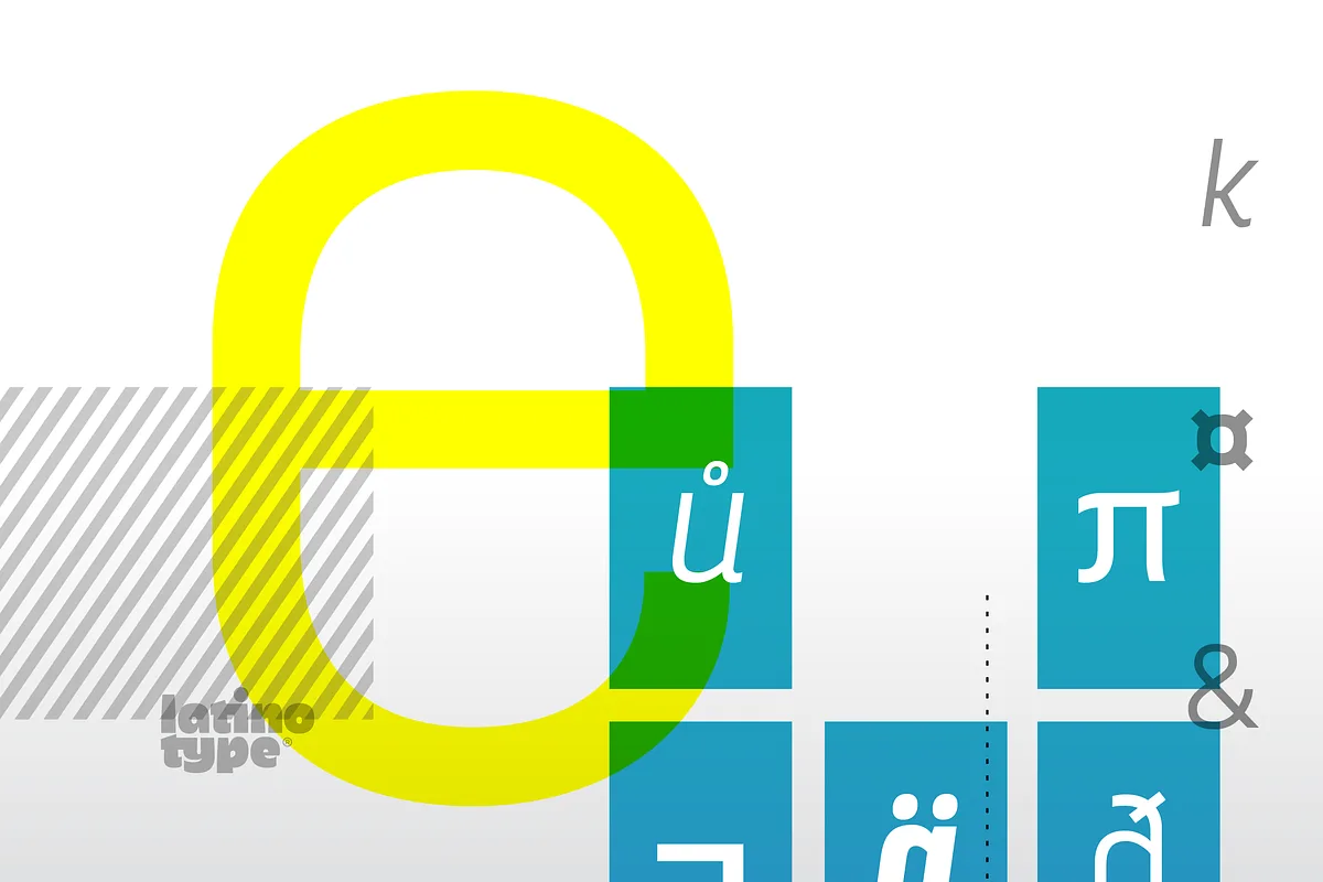 Antartida font alphabet, numbers and glyphs