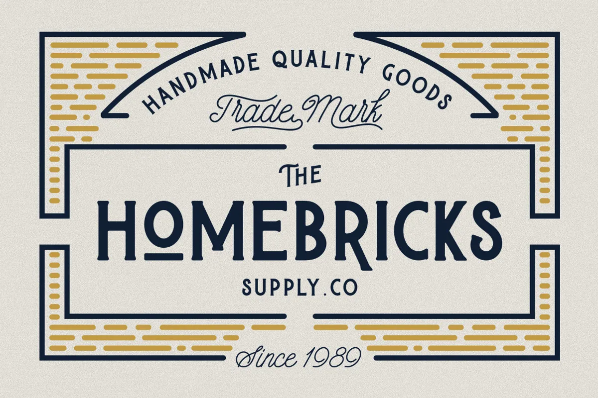 Badhorse font style preview