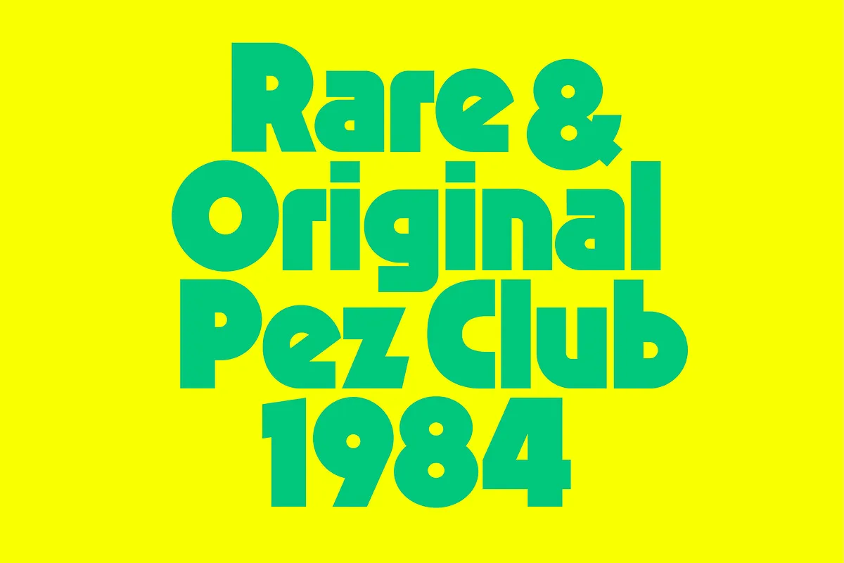 Bazook Font Bazook font style preview