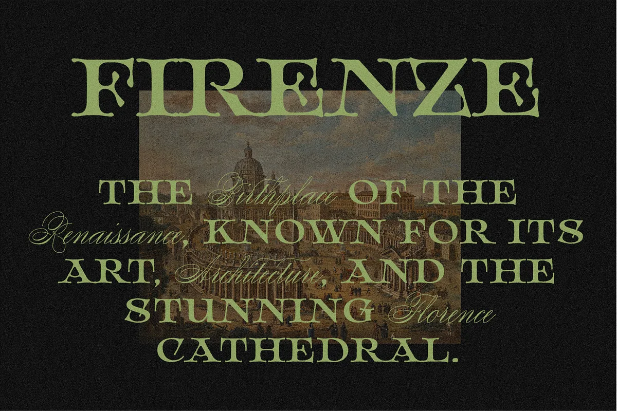 Bradbury font style preview
